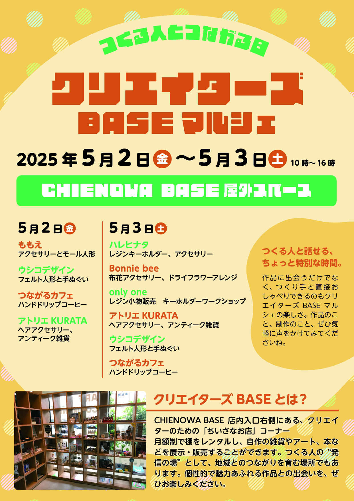 クリエイターズBASE マルシェ